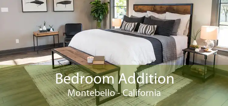 Bedroom Addition Montebello - California