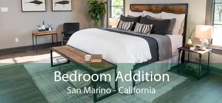 Bedroom Addition San Marino - California