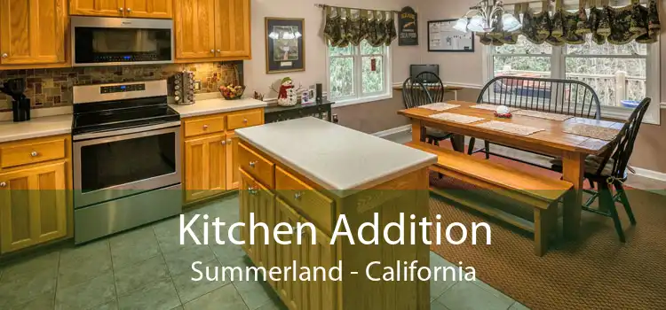 Kitchen Addition Summerland - California